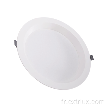 LED Plastic Round Round Anti-Glare Downlight 18W